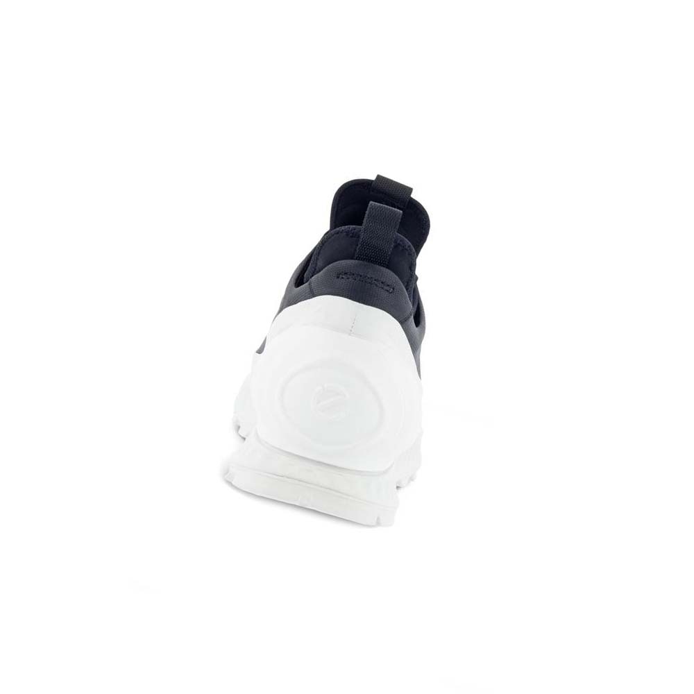 Ecco Exostrike Low Sneakers Herr Svarta Vita | SE 618LIS